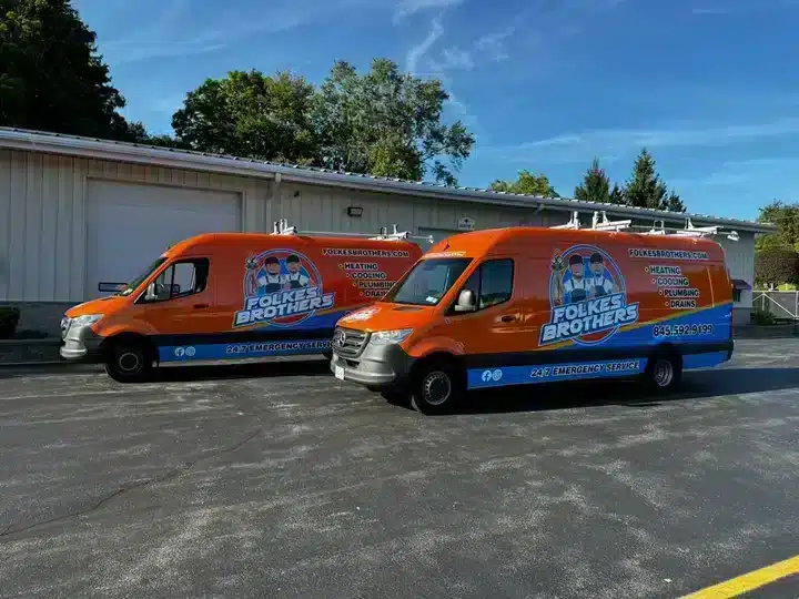 Folkes brothers fleet vans in Poughkeepsie, NY