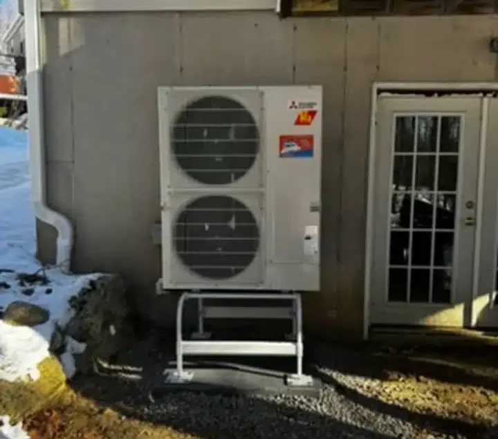 mini split outside of residential home in Poughkeepsie, NY
